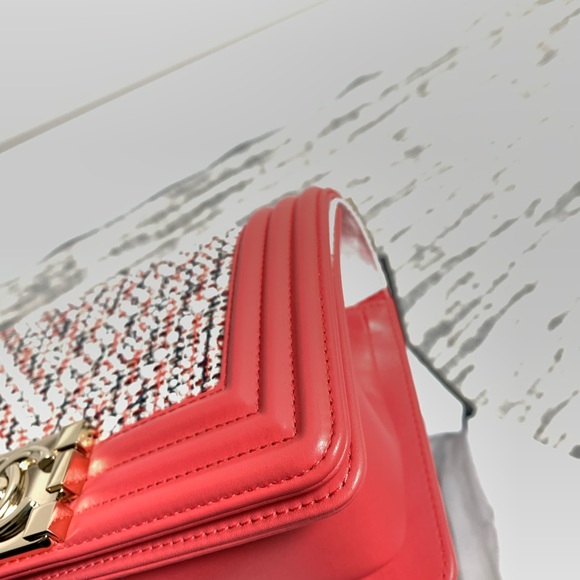 ❌SOLD❌Chanel limited edition pink tweed Le boy - Picture 6 of 9